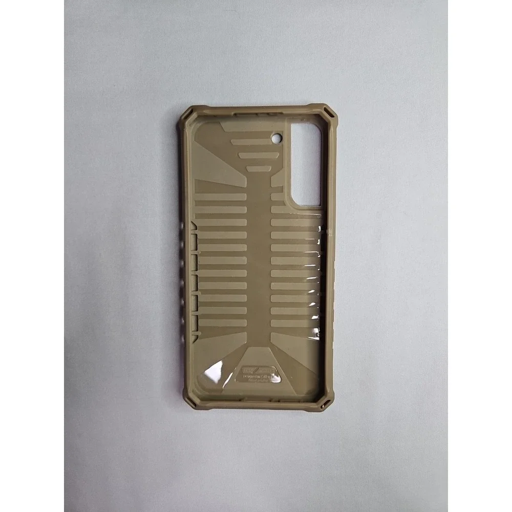 Tri-Shield Rugged Case Metal Stand‎ Samsung S22 Plus Pre-Owned Tan And Black